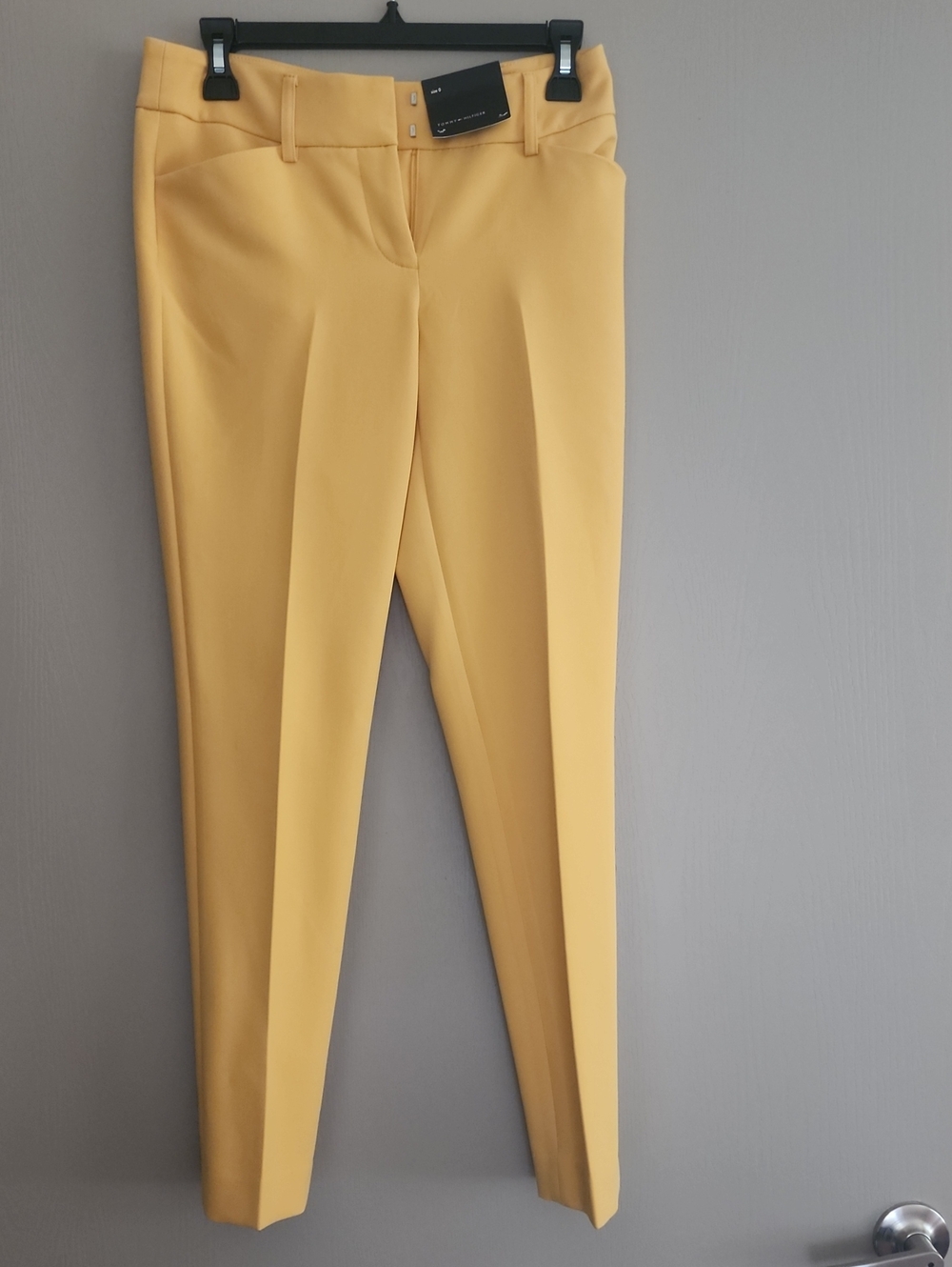 Tommy Hilfiger Women's Mustard Yellow Tailored Trousers